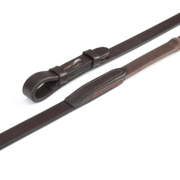 Zügel LUSSO Elite Pro Braun in der Gruppe Pferdezubehör & Pferdebedarf / Zügel / Gummizügel bei Equinest (SH515203BR_r)