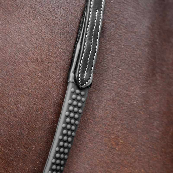 Zügel LUSSO Opus Soft Grip Schwarz in der Gruppe Pferdezubehör & Pferdebedarf / Zügel / Gummizügel bei Equinest (SH516101BA_r)