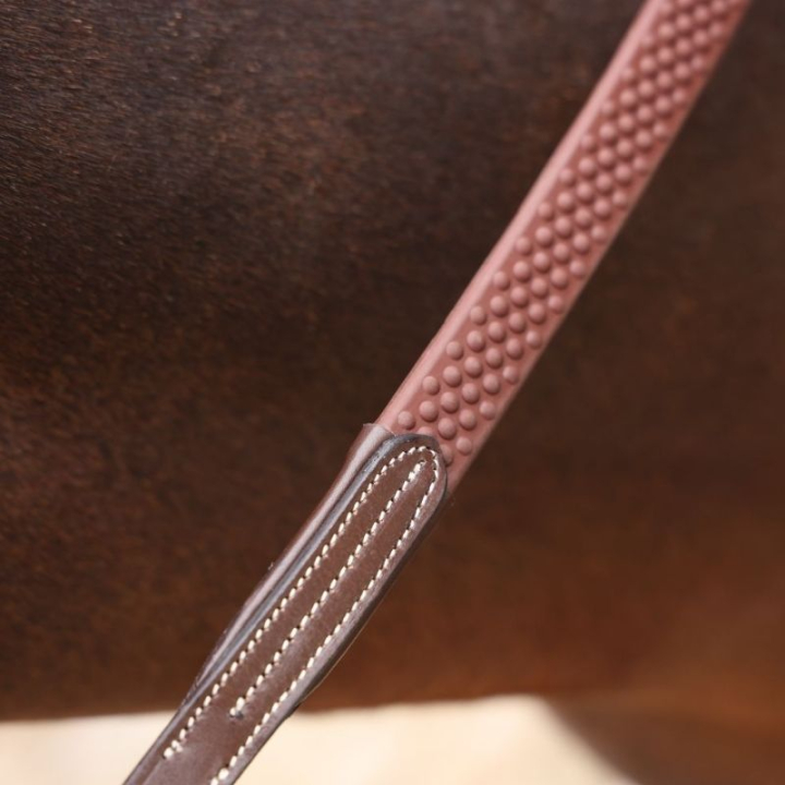 Zügel LUSSO Opus Soft Grip Braun in der Gruppe Pferdezubehör & Pferdebedarf / Zügel / Gummizügel bei Equinest (SH516103BR_r)