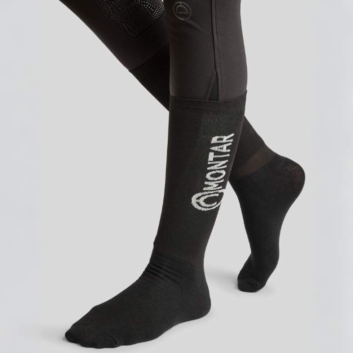Reitsocken Nylon 3-pack Schwarz in der Gruppe Reitbekleidung / Reitsocken bei Equinest (SK1822353BA_r)
