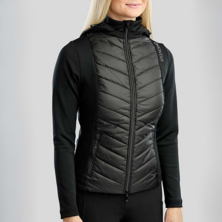 Hybridjacke MoEverline Crystals Schwarz in der Gruppe Reitbekleidung / Jacken / Reitjacken bei Equinest (SL26634LBA_r)