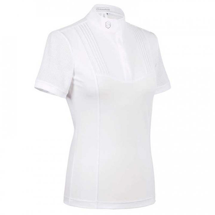 Sixtine Top Weiß in der Gruppe Reitbekleidung / Langarm- & Kurzarm-Shirts / Turniershirts bei Equinest (SSS-W07-18Vi_r)