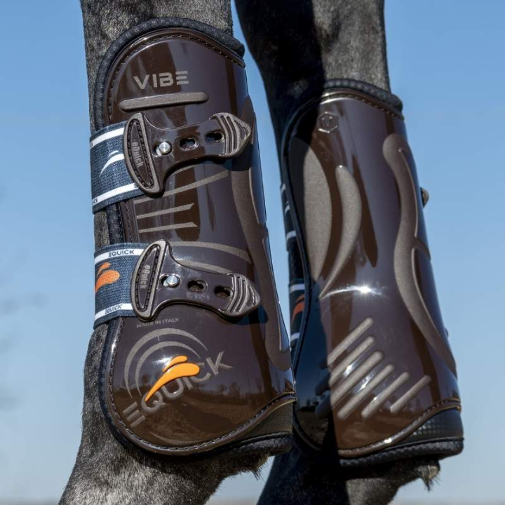 Tendon Boots Vibe Braun in der Gruppe Pferdezubehör & Pferdebedarf / Beinschutz & Hufschutz  / Springgamaschen bei Equinest (VIBFLMBR_r)