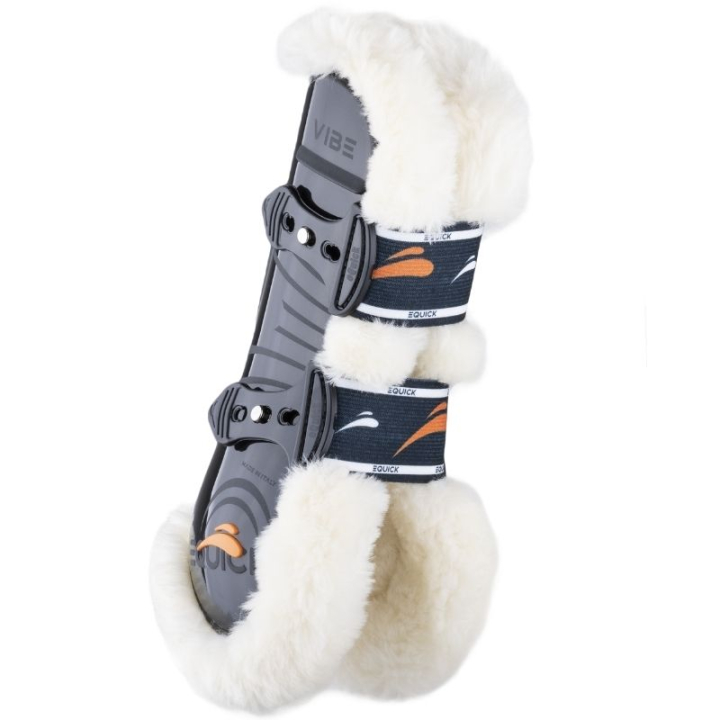 Tendon Boots Vibe Fluffy Schwarz in der Gruppe Pferdezubehör & Pferdebedarf / Beinschutz & Hufschutz  / Springgamaschen bei Equinest (VIBFLNASBA_r)