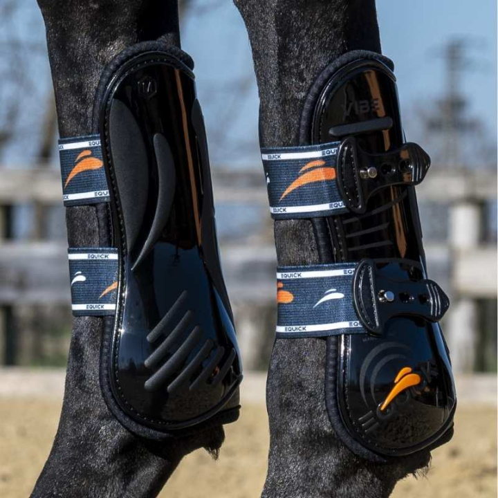 Tendon Boots Vibe Schwarz in der Gruppe Pferdezubehör & Pferdebedarf / Beinschutz & Hufschutz  / Springgamaschen bei Equinest (VIBFLNBA_r)