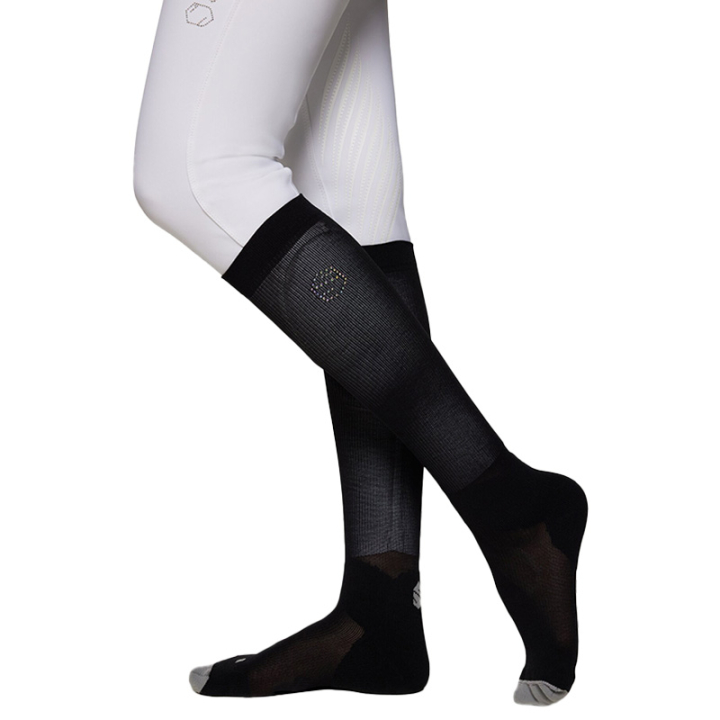 Reitsocken Balzane Soft Air Schwarz in der Gruppe Reitbekleidung / Reitsocken bei Equinest (WBALZANESBA_r)