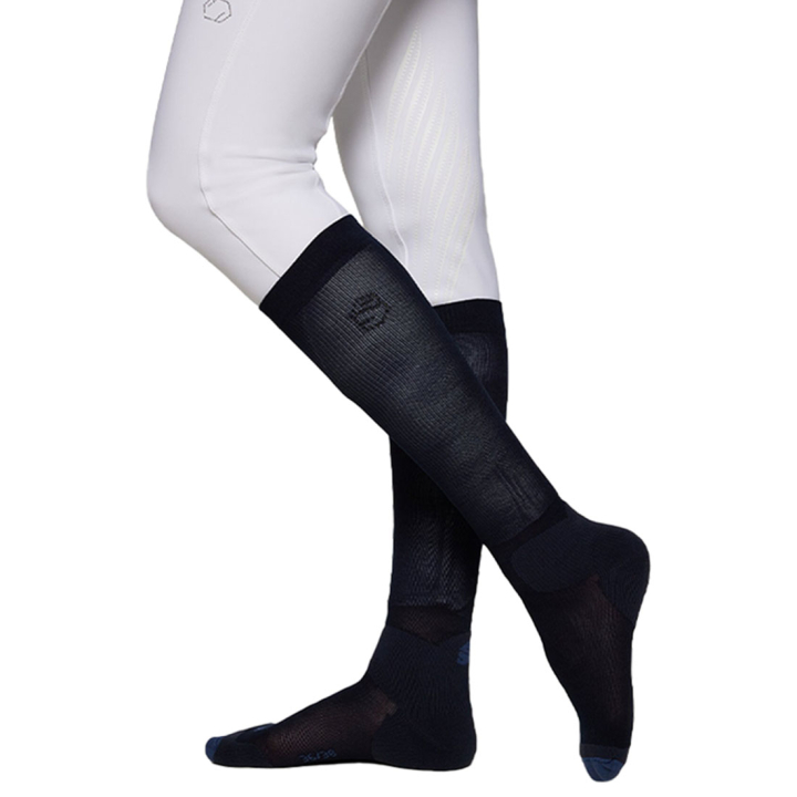 Reitsocken Balzane Soft Air Marineblau in der Gruppe Reitbekleidung / Reitsocken bei Equinest (WBALZANESNA_r)