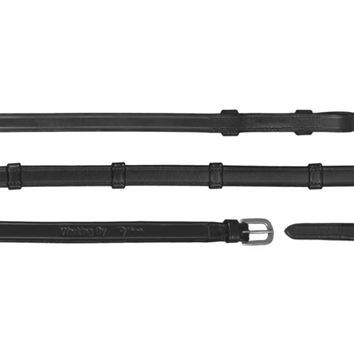 Lederzügel Working Collection Schwarz in der Gruppe Pferdezubehör & Pferdebedarf / Zügel / Lederzügel bei Equinest (WO05PSv_r)