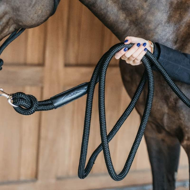 Führstrick 3,7m Working Collection Schwarz in der Gruppe Pferdezubehör & Pferdebedarf / Führstricke & Transportstricke / Nylon- & Baumwollstricke bei Equinest (WO10DBLBA)
