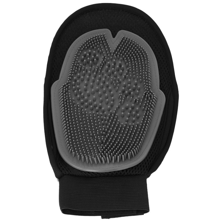 Putzhandschuh Essential Schwarz in der Gruppe Pflegeprodukte / Pferdebürsten / Putzhandschuhe bei Equinest (WR008BA)