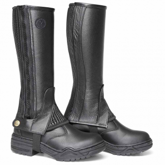 Kurze Chaps Jr Soft Rider Schwarz