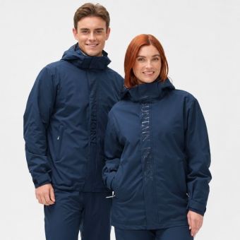Reitjacke Mountain Cover Marineblau