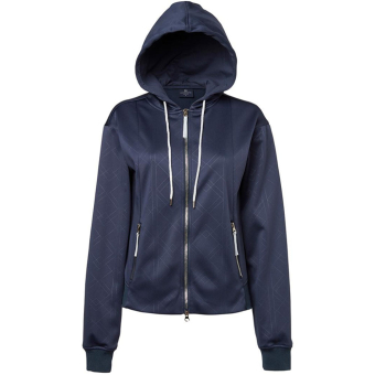 Hoodie Starla Zip Marineblau