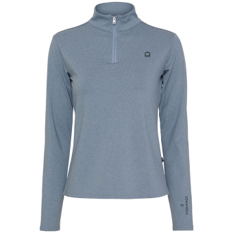 Funktions-T-Shirt Kolyma 1/4 Zip Blau