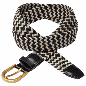 Gürtel Tri-Color Schwarz