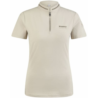 T-Shirt Function Zip Selection Beige