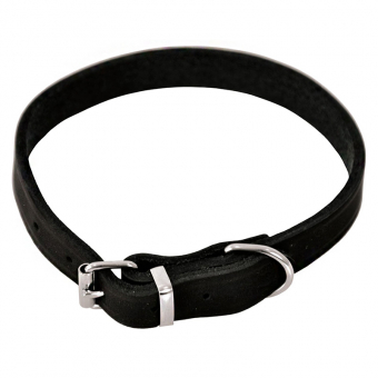 Hundehalsband Lina Leder Schwarz