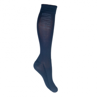 Reitsocken Silikon Marineblau