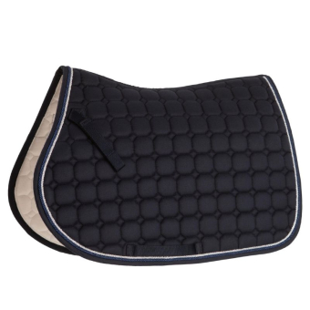 Schabracke Zari Shine Marineblau/Silber