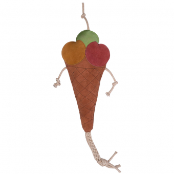 Pferdespielzeug Eiscreme aus Jute