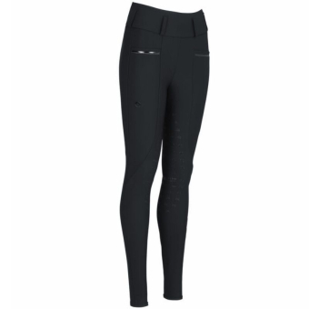 Reitleggings Kinder/Junior Lilith SD Full Grip Schwarz
