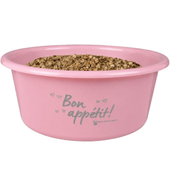 Futterschüssel mit Deckel 5L Rosa