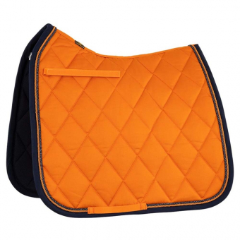 Dressurschabracke Event Cooldry Orange/Marineblau