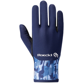 Reithandschuhe Kinder/Junior Tryon 2 Marineblau