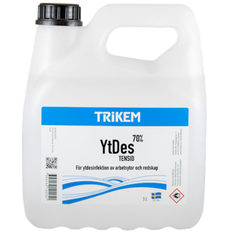 Flächendesinfektion YtDes 70% mit Tensid 3000ml