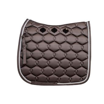 Dressurschabracken Glänzende Welle Braun