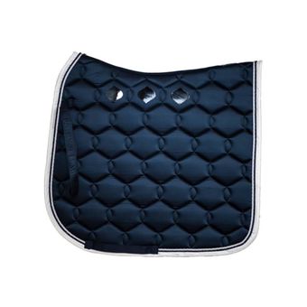 Dressurschabracken Glänzende Welle Marineblau