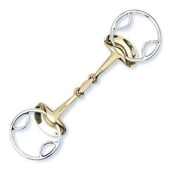 Golden Wings doppelt gebrochenes Gag-Gebiss 4-in-1