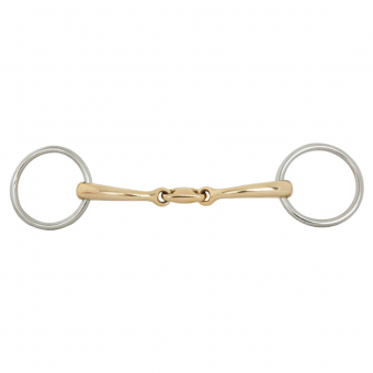 Doppelt gebrochenes Gebiss Soft Contact Bradoon 12mm