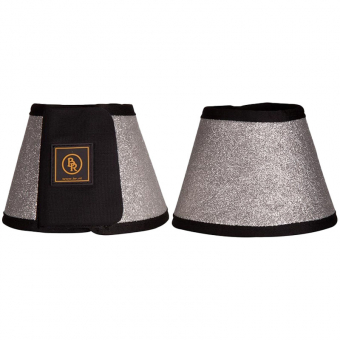 Hufglocken Glitzer Silber