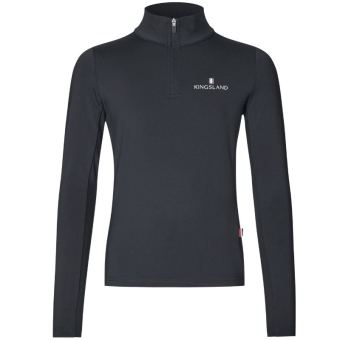 Reitshirt Kinder/Junior Classic Training Shirt Marineblau