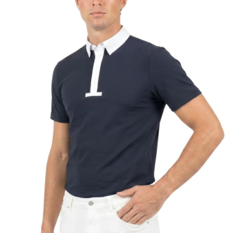 Turniershirt Herren Classic Short Sleeve Marineblau