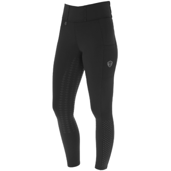 Reithose Kinder/Jugend Compression Schwarz