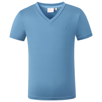 T-Shirt Kind/Junior V-Neck Blau