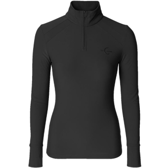Reitshirt Active Long Sleeve Schwarz