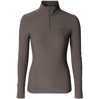 Reitshirt Active Long Sleeve Braun