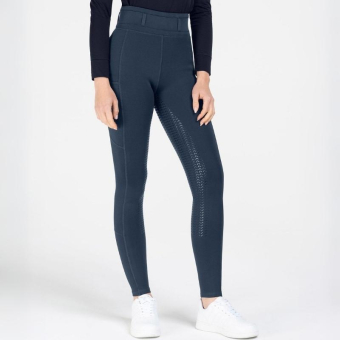 Winter-Reitleggings Ella Full Grip Marineblau