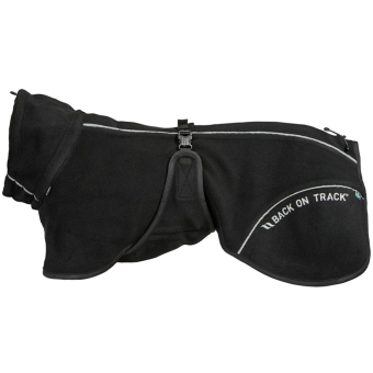 Hunde-Fleecemantel Bay High Tail Schwarz