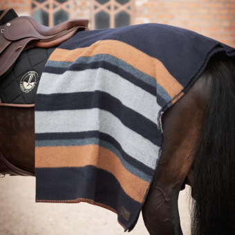 Wolldecke Edinburgh Marineblau