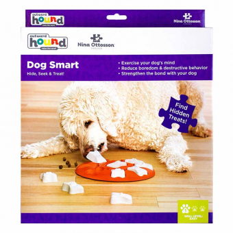 Aktivitätsspielzeug Dog Smart Level 1 Rot/Weiß