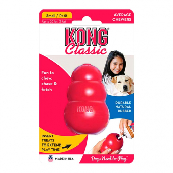 Hundespielzeug KONG Classic Klein Rot