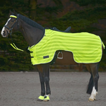 Reflektierende Decke Neon Saddle Cut Gelb