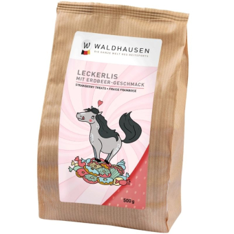 Pferdeleckerlis Cookie Hearts Strawberry 500g