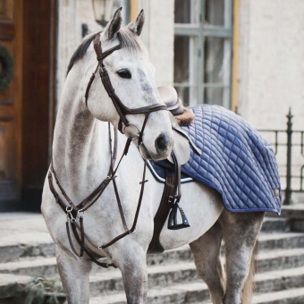 Ausreitdecke Quilted 420D 200g Marineblau