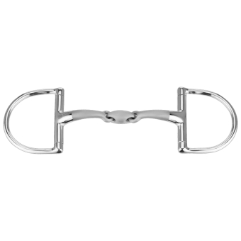 Doppelt gebrochenes D-Gebiss Satinox Ø70mm