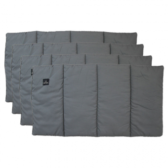 Beinschoner Quilted Grau